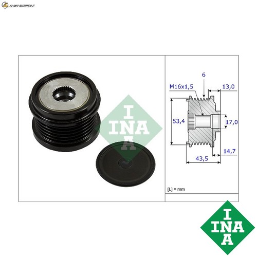 Generator freewheel 535 - 535, 0237