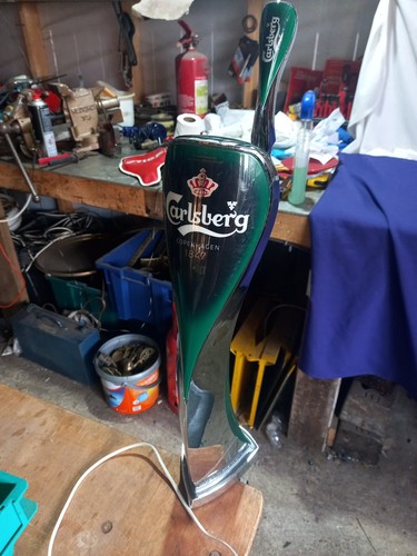 Carlsberg beer pump - beer,