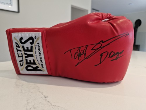 Red cleto reyes glove signed - glove,