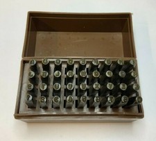 3mm / 1/8" 36pc letter and number stamps punches EM36015 EMA punch rdgtools