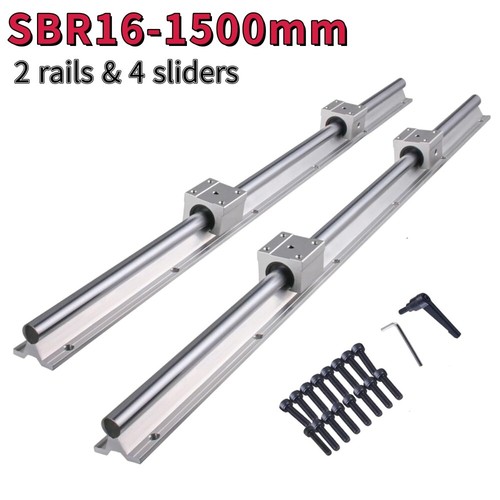 2xsbr16 1500mm linear rail - 2xsbr16-1500mm,