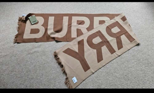Burberry large scarf brown and - burberry,