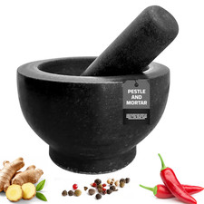 Pestle Mortar Set Marble Spice Herb Crusher Grinder Marble Set Home Kitchen Tool