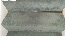 Solid brass staircase runner - staircase,