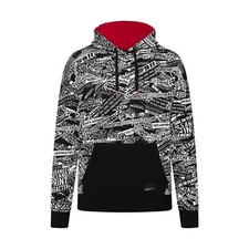 Porsche Motorsport Penske Official All Over Print Oversized Pullover Hoody Black