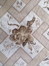 Jane Churchill Clarendon vintage new fabric brown floral geometric 9 yards