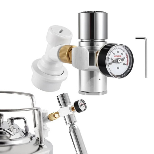 60psi co2 regulator mini - mini, keg