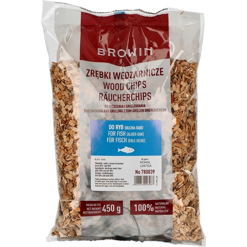 Wood chips for fish smoking - for,
