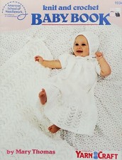 Baby Book Knitting & Crochet Sampler Patterns By American School Of Needlework