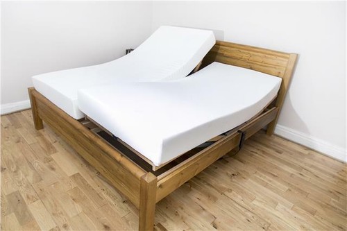 Wooden electric adjustable 5ft - wooden,