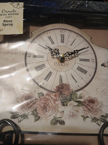 Metal bedside clock - bedside, with