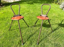 Vintage Gamebird foldable walking/shooting sticks (pair)