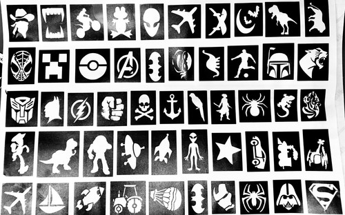 Boys stencils top - stencils, up