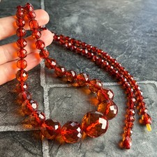 1930s Amber Bakelite Prystal