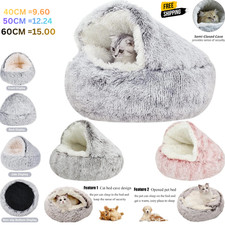 Dog Cat Bed Hooded Kitten Pet