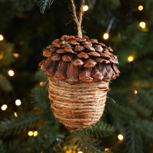 Wooden pinecone and - wooden, for