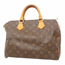 Louis Vuitton Monogram Speedy 30 Handbag M41108 Brown Women's