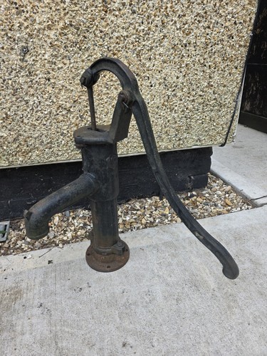 Antique cast iron water - water, pump