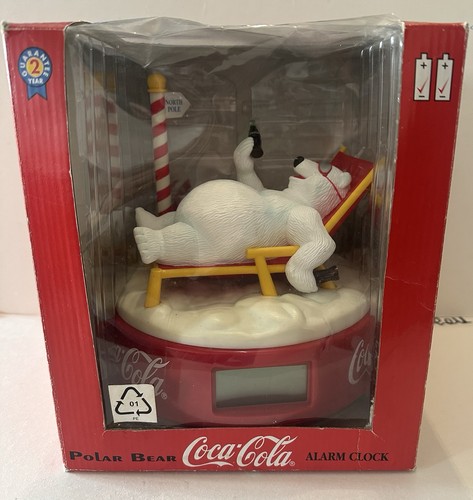 Coca cola 1996 alarm clock - coca-cola,