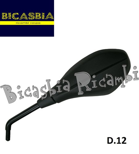 15686 left mirror black - -,