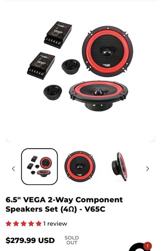 Cerwin vega 2 way - vega, 6.5”