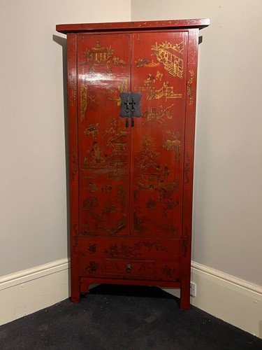 Pair chinese lacquered - chinese,
