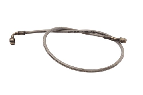 Steel braided brake line rear