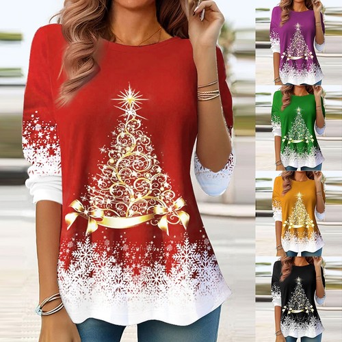 Women christmas tree tunic - women,