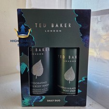 Ted Baker DAILY DUO Hair & Body Wash Body Spray Mens Christmas Gift Set 2025