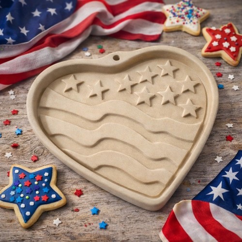 Pampered chef patriotic - chef, heart