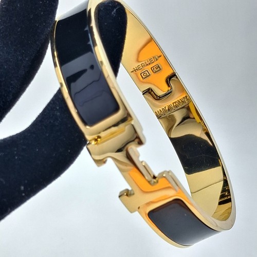 Hermès clic enamel hinged - hermÈs,