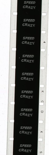 Speed crazy 16mm film - speed, black