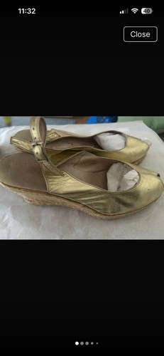 Russell bromley gold leather - bromley,