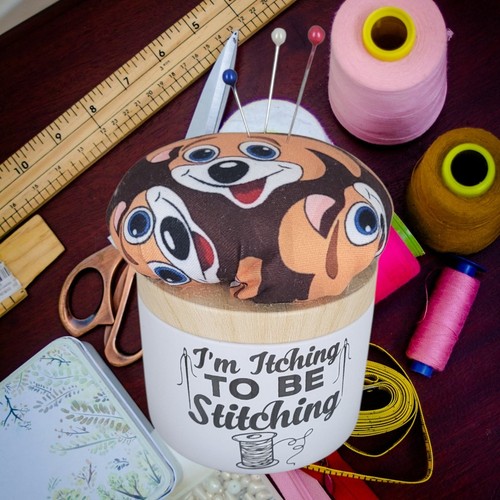 Dog design pin cushion and - design,