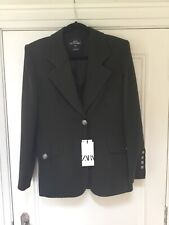 ZARA INTO THE CLASSICS  WOOL BLEND BLAZER KHAKI  XS 8416/818 RRP £119