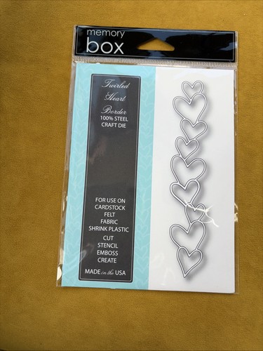 Memory box heart border die - border,