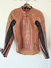 Roland Sands Design Zuma Tan Motocycle Jacket Size S 