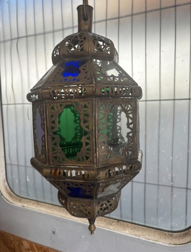 Vintage moroccan pendant - moroccan,
