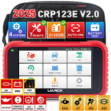 Launch X431 CRP123E V2.0 Automotive OBD2 Diagnostic Tool Car Scanner ENG EPB SAS ABS Oil