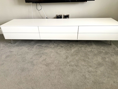 White freestanding stand - tv,