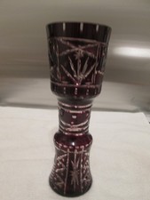 Art Deco Bohemian Czech Ruby
