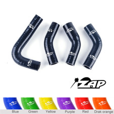 Black For Yamaha RD 350  RZ 350 YVPS (All Years) Silicone Radiator Coolant Hoses