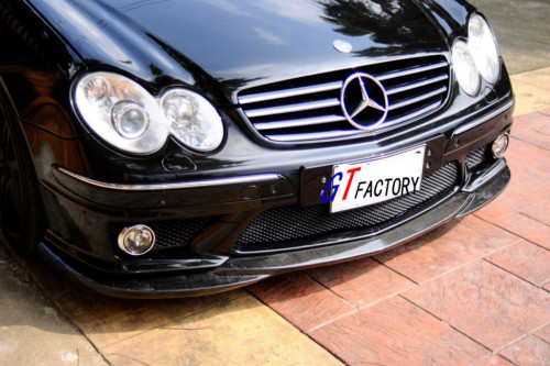 Carbon front lip spoiler - front,