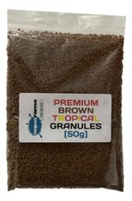 Brown Tropical Granules | Premium Fish Food | for Guppy, Neons, Platys | 1 x 50g
