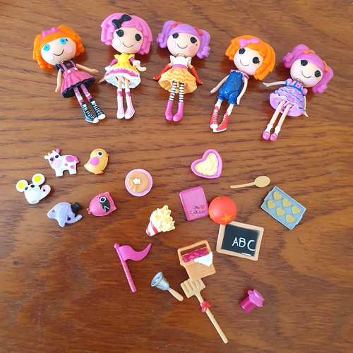 Mini lalaloopsy dolls with - 5x,