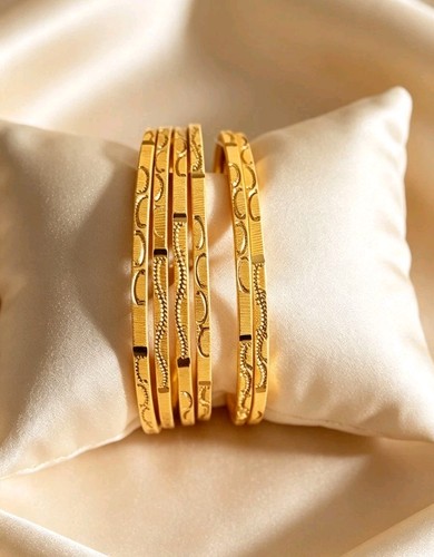 Ethnic bangles 22k - ethnic, gold