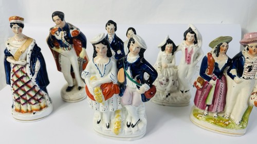 Antique staffordshire flat - antique,