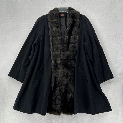 Stunning vtg alorna black wool - stunning,