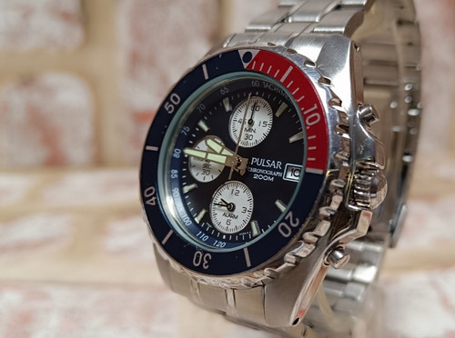 Pulsar pepsi chronograph - pulsar, alarm