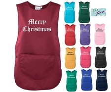 Tabard Apron Merry Christmas
